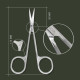 Ножиці для кутикули  Easy Line by Olton, модель (gloss) 113мм